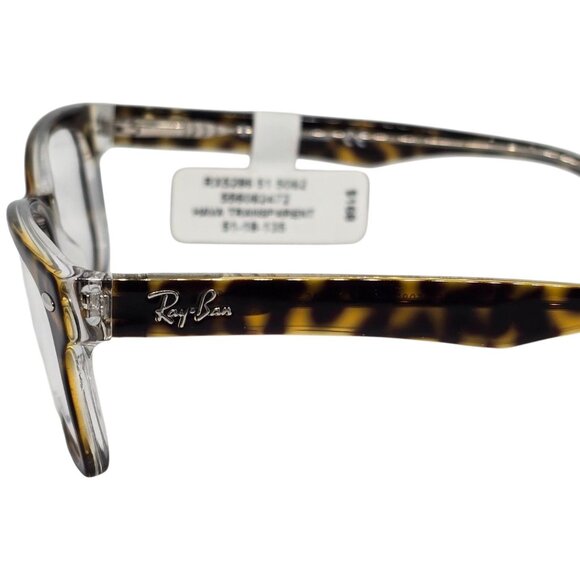 Ray-Ban RX5286 5082 Havana Transparent Eyeglass Frames 51-18-135 Unisex RX-Able - Picture 4 of 7